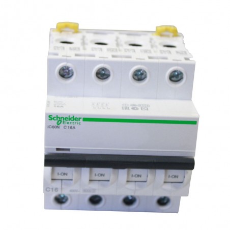Disjoncteur modulaire iC60N TETRA 16A courbe C