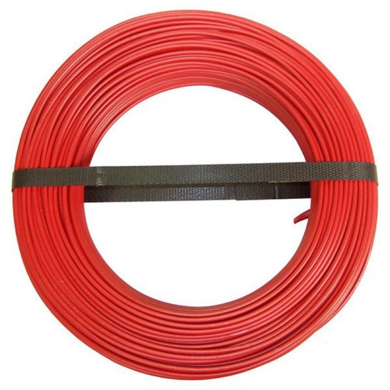 Cable isolé souple 6mm² rouge (rl de 100ml)*