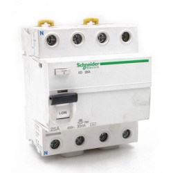 Interrupteur différentiel4P-415V 25A-30mA*