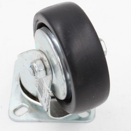 Roulette sur platine 60mm charge 50kg