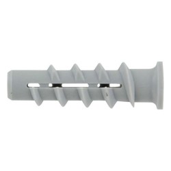 Cheville nylon D8mm tout matériaux (bte 100pcs)*