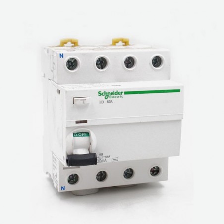 Interrupteur différentiel 4P 63A 30mA type AC