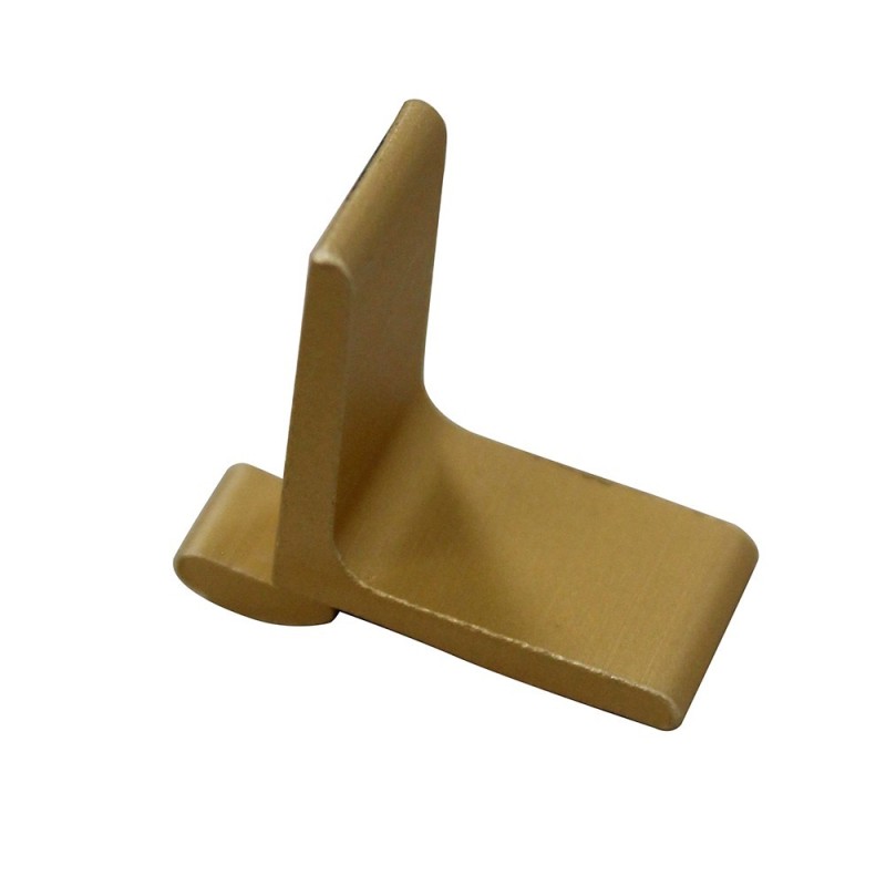 Taquet aluminium éloxe or0