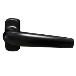 Bequille alu verni noir