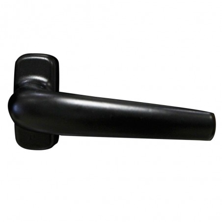 Bequille alu verni noir