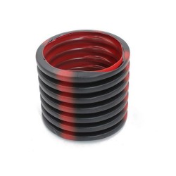 Gaine TPC Ø90mm noire et rouge 50ml