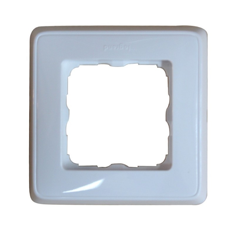 Cariva plaque 1 poste blanc