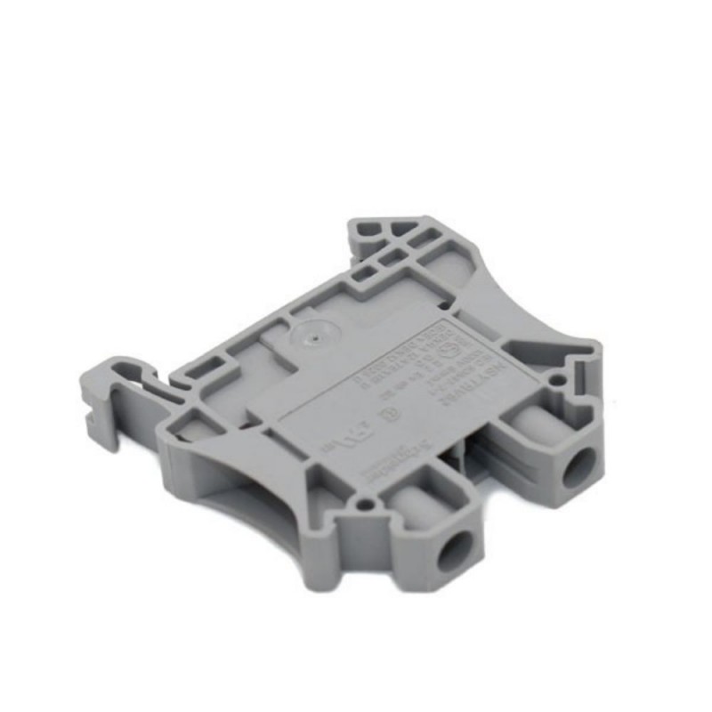 Bloc à bornes vissées passant 2 points 6mm2 Ivoire