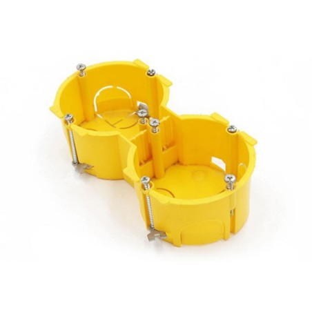 Boîte dencastrement ronde BATIK 2x2 modules