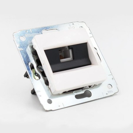 Cariva mécanisme prise RJ11 blanc
