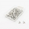 Attaches pontets n°6 GRIS RAL (boîte de 100pces)