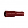 Fiche femelle ronde 0.5-1.5mm² rouge (bte100pcs)*