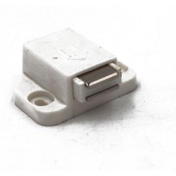 Loqueteau magn.à pous.1van.blanc par 100*