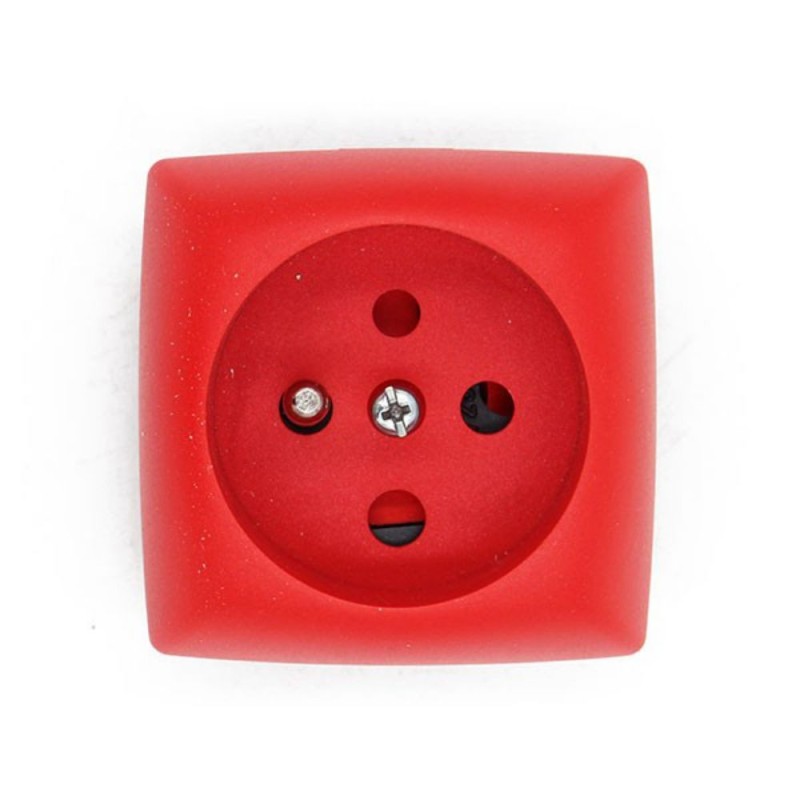 Interrupteur mécanique saillie 2P+T-16A à détrompage