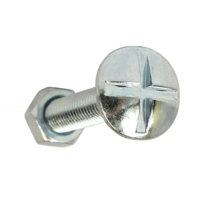 Boulon poelier 10x60 zingué*