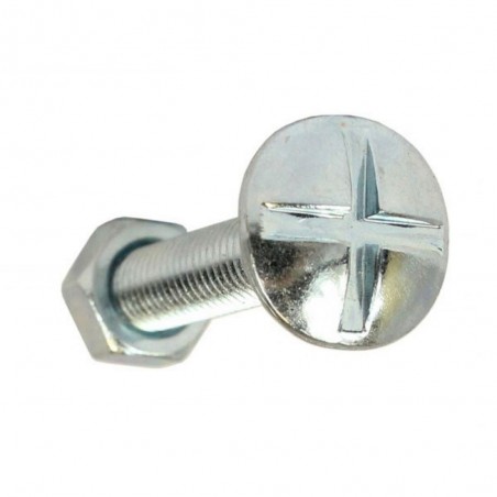 Boulon poelier 10x60 zingué*