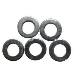 Rondelle plate ZBlanc 10mm*