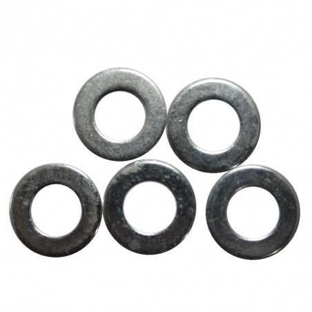 Rondelle plate ZBlanc 10mm*