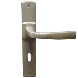 Ensemble de porteplaque muze clé L platine