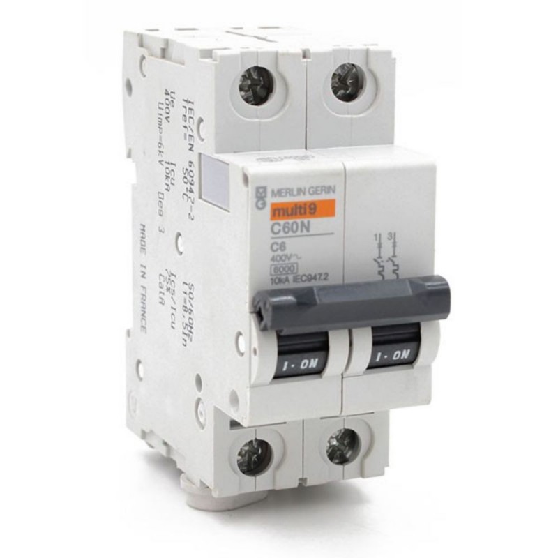 Disjoncteur C60N 2P 6A C