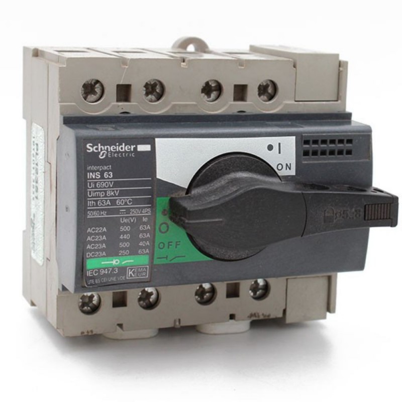 Interrupteur sectionneur Interpact INS 63A-4P
