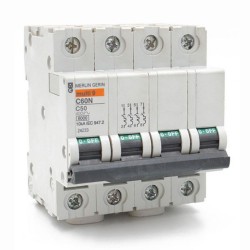 Disjoncteur tétrapolaire iC60N 50A Courbe C