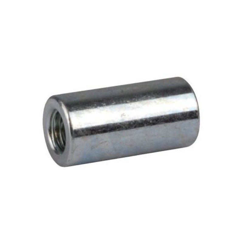 Manchon rond fileté M6