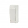 Mini-interrupteur va-et-vient 32x75x31mm 10A 250 V~ blanc