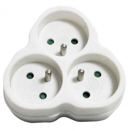 Multiprise Triplite 2P+T 16A