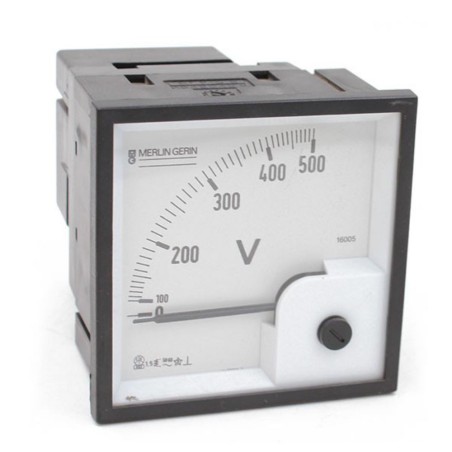 Voltmètre analogique VLT 72x72