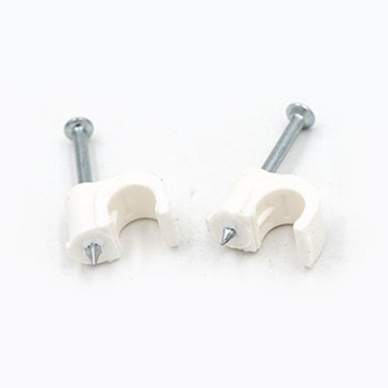 Attache Fixfor gris RAL7035 pour câble rond Ø8mm