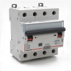 Disjoncteur différentiel monobloc 25A-30mA-4p