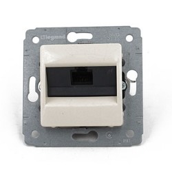 Cariva mécanisme prise RJ45 cat. 6 IVOIRE