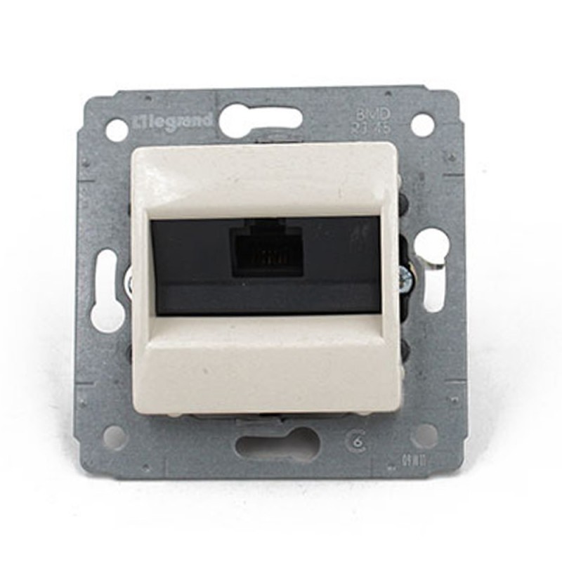 Cariva mécanisme prise RJ45 cat. 6 IVOIRE
