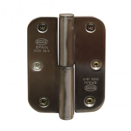 Paumelle gauche inox 90x65mm FT