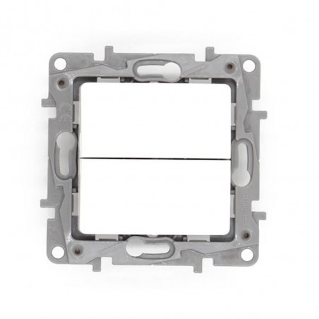 Interrupteur double va-et-vient NILOE 10AX blanc