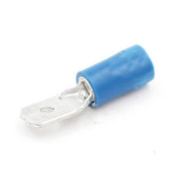 Languette 6.3mm 1.0-2.5mm² bleu (bte100pcs)*