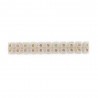 Barette de dominos 4mm ref d450-mm (1scht:10pces)