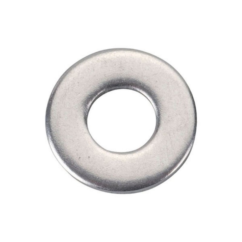 Rondelle plate ZBlanc 5mm