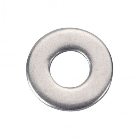 Rondelle plate ZBlanc 5mm