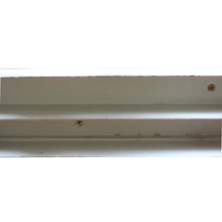 Rails haut et bas blanc 5500mm