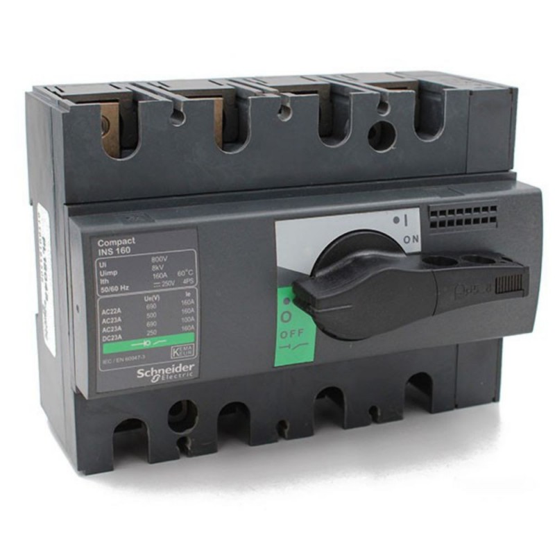 Interrupteur de coupure de charge 4P Interpact 160