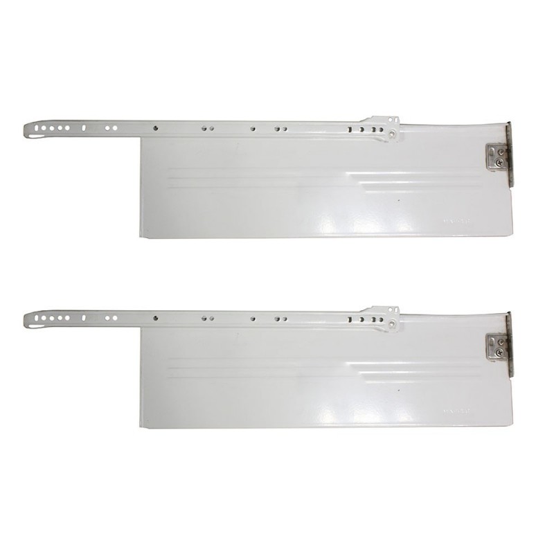 Guide tiroir blanc longueur 500 mm