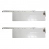 Guide tiroir blanc longueur 500 mm