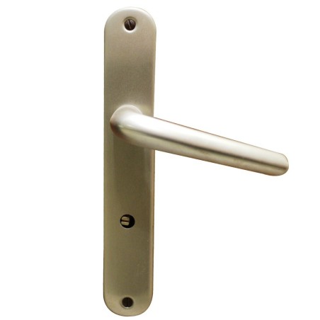 Ensemble poignée de porte studio avec condamnation champagne