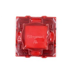 Support Batibox pour Mosaic 2 modules 1 poste 74 x 74 x 72 mm