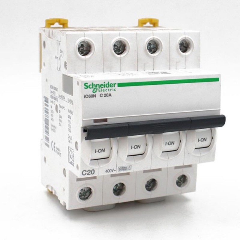 Disjoncteur Miniature Tétra iC60N 20A Courbe C Acti9