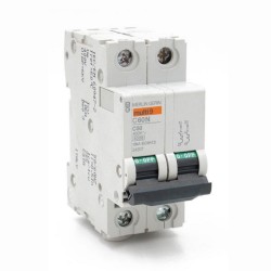 Disjoncteur iC60N-2P 50A*