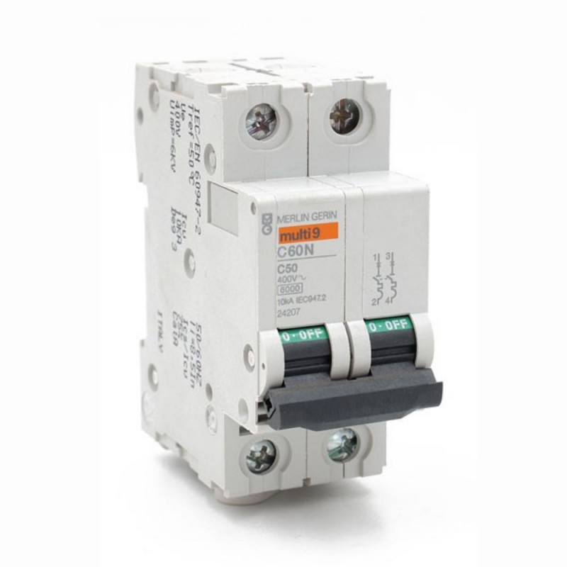 Disjoncteur iC60N-2P 50A*
