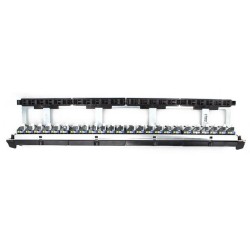 Panneau de brassage droit LCS3 catégorie 6 avec 24 ports RJ45 FTP